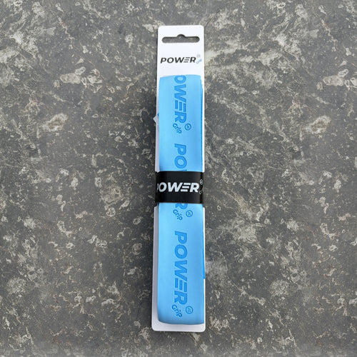 Light blue Power Grip XL hurling grip in its packaging